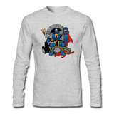 Character #76 Men's Long Sleeve T-Shirt by Next Level - heather gray
