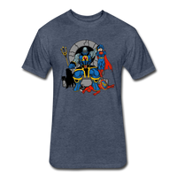 Character #76 Fitted Cotton/Poly T-Shirt by Next Level - heather navy