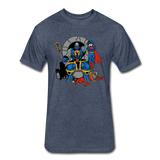 Character #76 Fitted Cotton/Poly T-Shirt by Next Level - heather navy