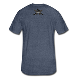 Character #76 Fitted Cotton/Poly T-Shirt by Next Level - heather navy