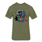 Character #76 Fitted Cotton/Poly T-Shirt by Next Level - heather military green