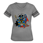 Character #76 Women’s Vintage Sport T-Shirt - heather gray/charcoal