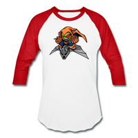 Character #77 Baseball T-Shirt - white/red