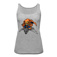 Character #77 Women’s Premium Tank Top - heather gray