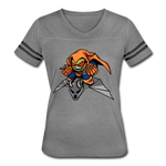 Character #77 Women’s Vintage Sport T-Shirt - heather gray/charcoal