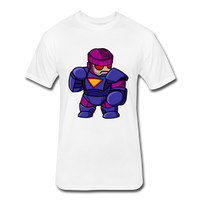 Character #78 Fitted Cotton/Poly T-Shirt by Next Level - white