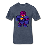 Character #78 Fitted Cotton/Poly T-Shirt by Next Level - heather navy