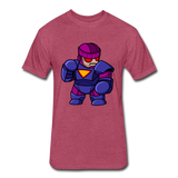 Character #78 Fitted Cotton/Poly T-Shirt by Next Level - heather burgundy
