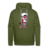 Character #82 Men’s Premium Hoodie - olive green