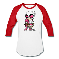 Character #82 Baseball T-Shirt - white/red