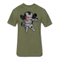 Character #83 Fitted Cotton/Poly T-Shirt by Next Level - heather military green