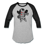 Character #83 Baseball T-Shirt - heather gray/black