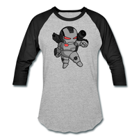 Character #83 Baseball T-Shirt - heather gray/black