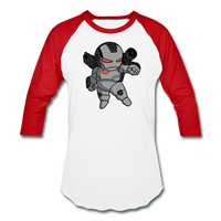 Character #83 Baseball T-Shirt - white/red