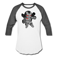 Character #83 Baseball T-Shirt - white/charcoal