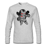 Character #83 Men's Long Sleeve T-Shirt by Next Level - heather gray