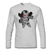 Character #83 Men's Long Sleeve T-Shirt by Next Level - heather gray