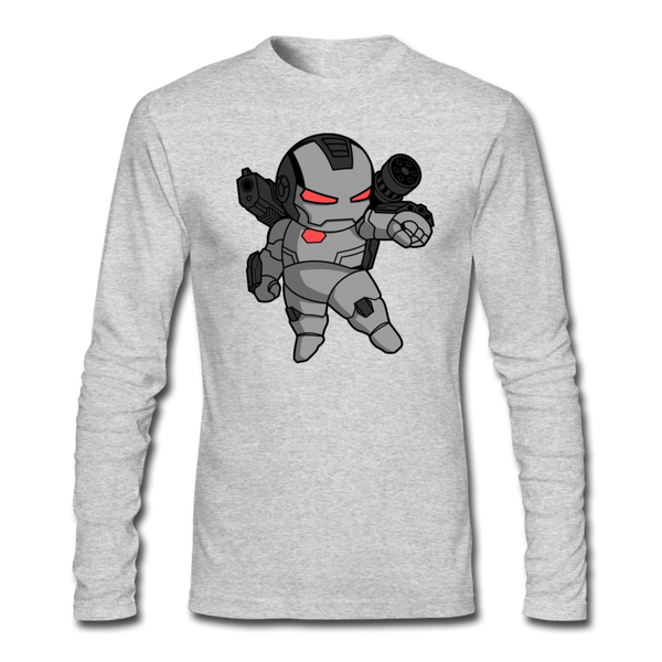 Character #83 Men's Long Sleeve T-Shirt by Next Level - heather gray