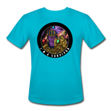 Character #84 Men’s Moisture Wicking Performance T-Shirt - turquoise