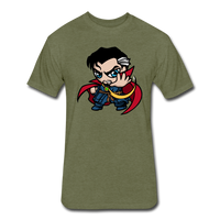 Character #86 Fitted Cotton/Poly T-Shirt by Next Level - heather military green