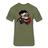 Character #86 Fitted Cotton/Poly T-Shirt by Next Level - heather military green