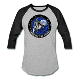 Character #89 Baseball T-Shirt - heather gray/black