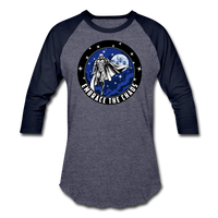 Character #89 Baseball T-Shirt - heather blue/navy