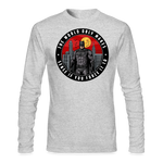 Character #96 Men's Long Sleeve T-Shirt by Next Level - heather gray