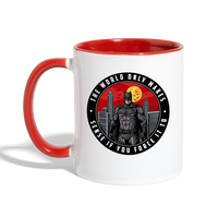 Character #96 Contrast Coffee Mug - white/red