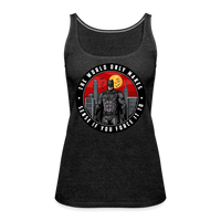 Character #96 Women’s Premium Tank Top - charcoal grey