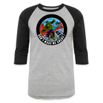 Character #97 Baseball T-Shirt - heather gray/black